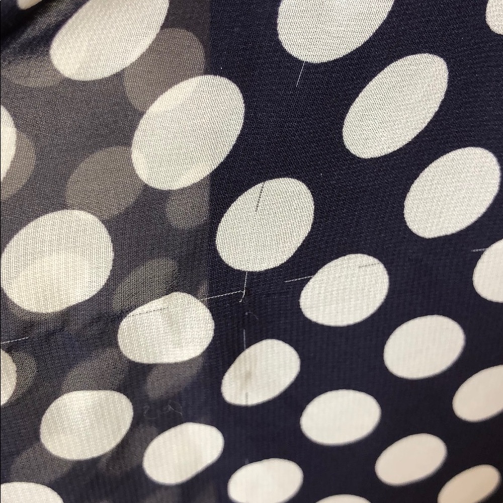 Connected Apparel Navy/Wht polkadot size10 - Picture 5 of 5